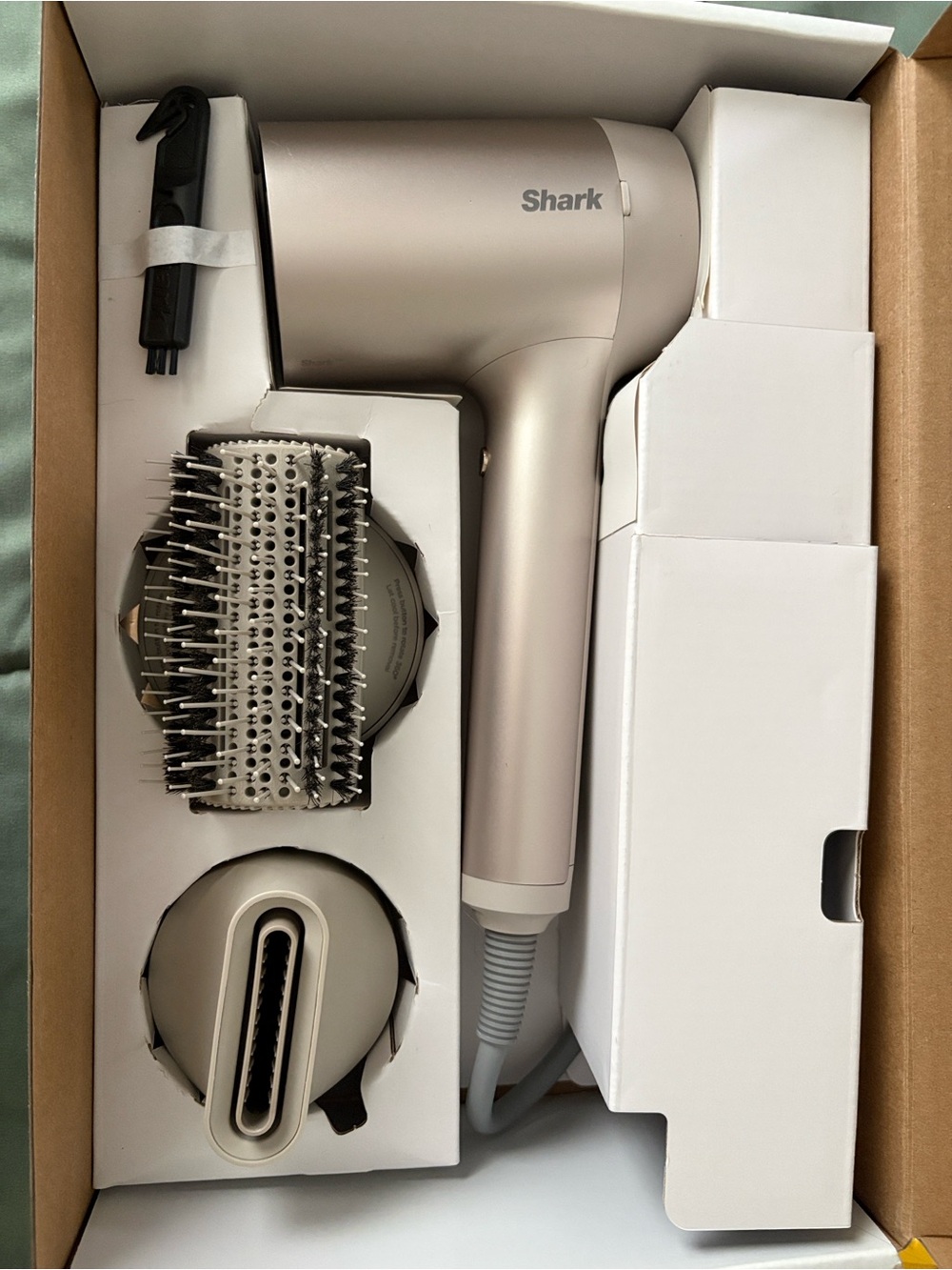 Shark HyperAIR IQ Ionic Hyper Speed Hair Dryer - Stone
